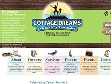 Tablet Screenshot of cottagedreams.ca